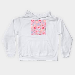 Watercolor floral | Rainbows | Pattern | Art Kids Hoodie